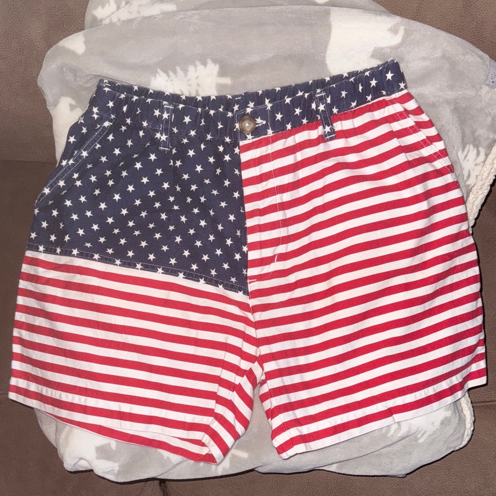 Chubbies Red and Blue Stars and Stripes Shorts